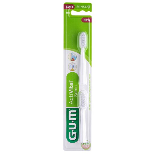 Gum Activital Sonické hlavice na zubnú kefku