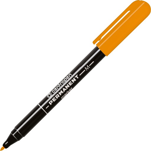 Permanentný popisovač Centropen 2846 1mm oranžový