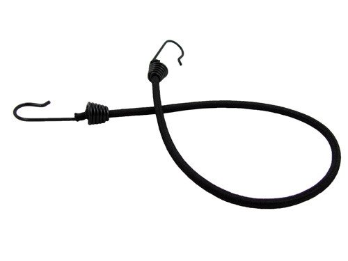 Pružná gumová šnúra na upevnenie batožiny 4 mm 25 cm