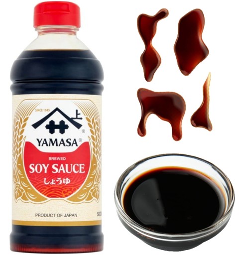 Japonská originálna sójová omáčka na sushi 500 ml Yamasa
