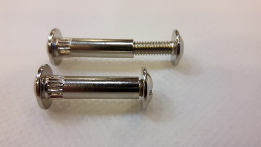 10x NIT na zoskrutkovanie detského kočíka. 25-35mm/5mm, na montáž trolejových prvkov