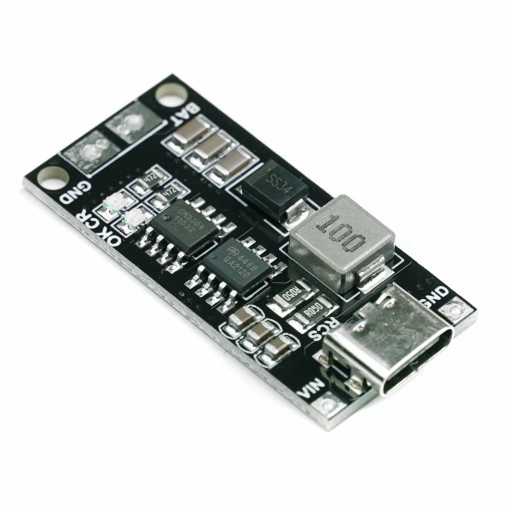 18650 Li-Ion 3S 1A nabíjačka USB-C článkov