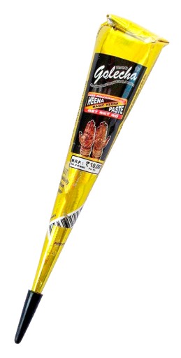 GOLECHA Henna For Temporary Tattoo BLACK Original bez PPD Mehandi 25g