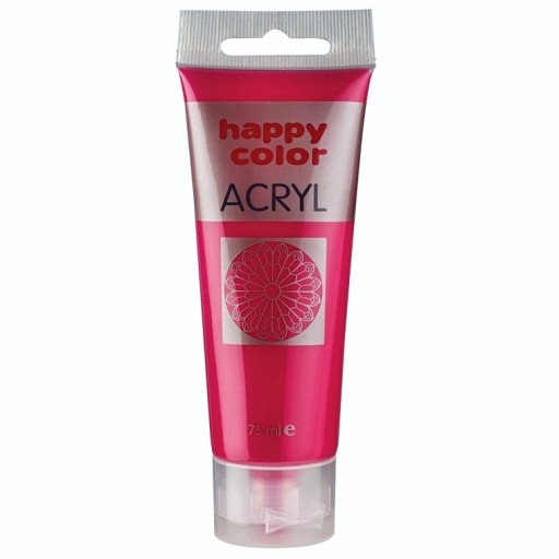 Happy Color akrylové farby 1 ks x 75 ml - tmavo ružové