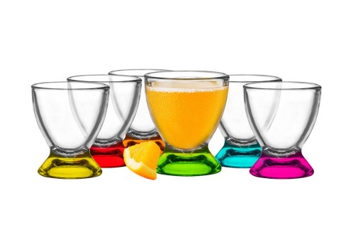 GLASMARK Sklo H-58mm Spodná Mix Farba 1 ks.