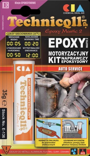 CV0 automobilový epoxidový tmel
