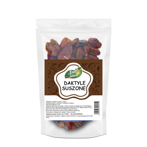 Sušené datle 1kg Vitafarm