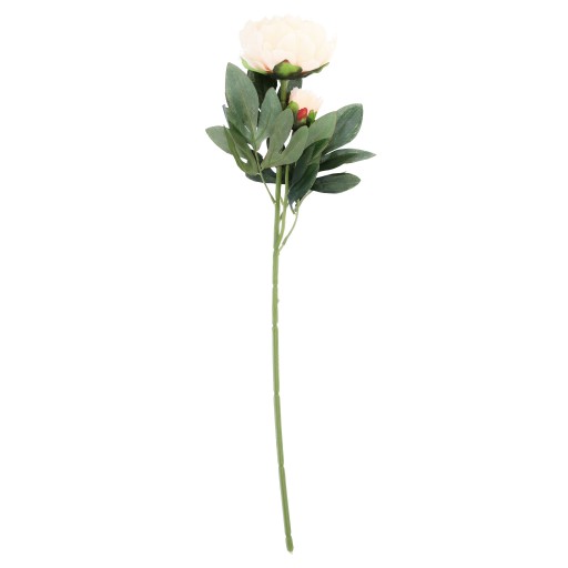 Umelé kvety kytica pivoniek na balkón, živé ozdobné listy, 66 cm