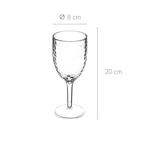 PIKNIK POHÁR NA BIELE VÍNO do mesta, 350 ml