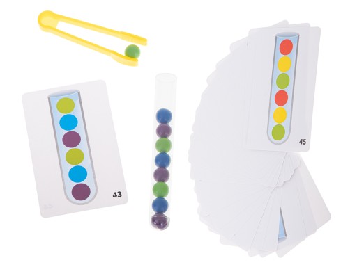 Montessori vzdelávacie puzzle, farebné loptičky, učenie sa počítať, učenie farieb