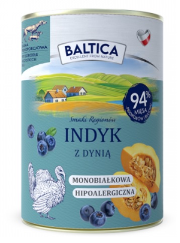 BALTICA mokré krmivo Morka s tekvicou 400g