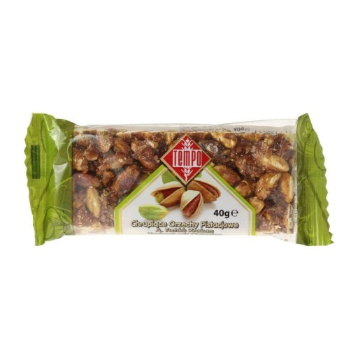 Tyčinka s pistáciovými orieškami chrumkavá 40g TEMPO