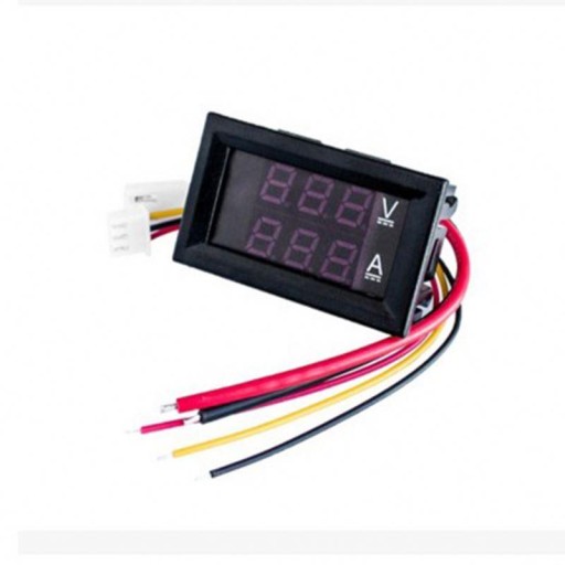 Voltmeter Ampérmeter 0-100V 10A DC