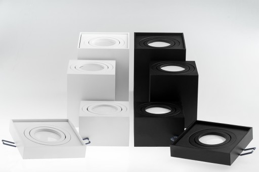 Halogénové stropné stropné svietidlo TUBA SPOT LED Movable Black