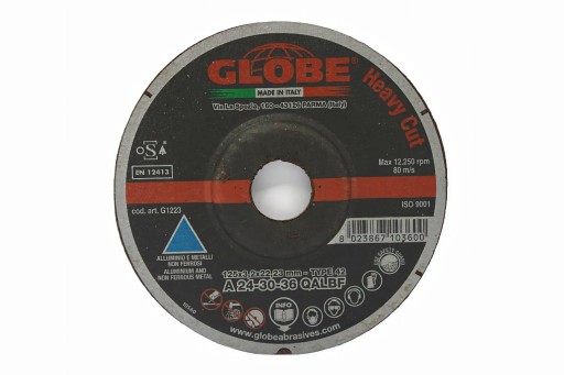 GLOBE 125x3,2 hliníkový a medený rezací kotúč