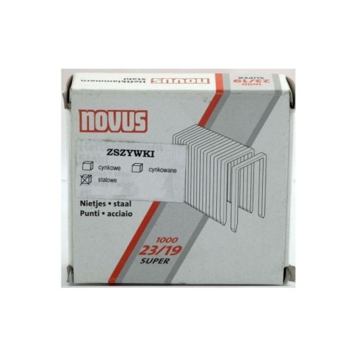 NOVUS 23/19 SPOJKY DO 135 STR., 1000 KS.
