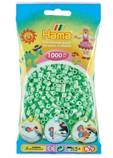 Korálky MINT PASTEL 1000 ks HAMA 207-98