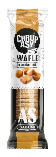 Chrupasy Wafle s príchuťou Toffee 90g AKO BABUNI