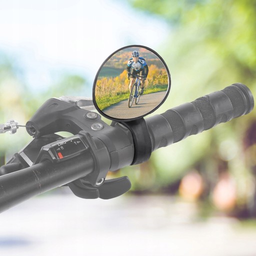 SPÄTNÉ ZRKADLO NA BICYKEL MINI NASTAVITEĽNÁ SPONKA NA PÁS