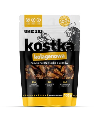 Uniszki Kolagénová kocka 100g Pochúťka pre psa
