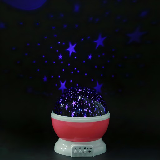 ROTAČNÁ NOČNÁ LAMPA STARS SKY PROJECTOR 2v1