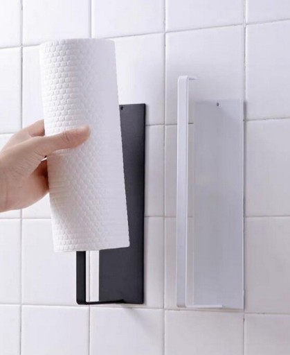 RÚČKA NA KUCHYNSKÉ PAPIEROVÉ UTERÁKY, MAT ČIERNA