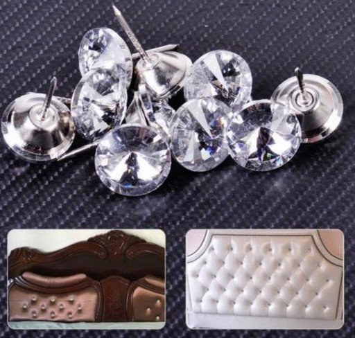 DEKORATÍVNE ČALÚNNE KCHTY CRYSTAL 7 ks