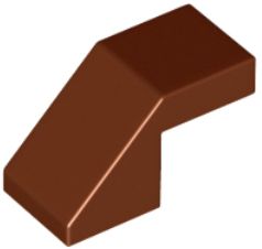 LEGO SLOT 1X2 HNEDÁ Č. 28192 PRE 1 PC