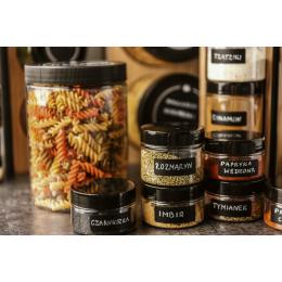 XXL PLASTOVÁ JAR 2500ml nádoba 2,5L PET müsli cestoviny do jedla