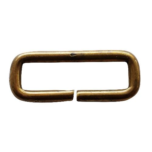 Rám kovový drôt 5mm široký 40mm St. Gold 10ks