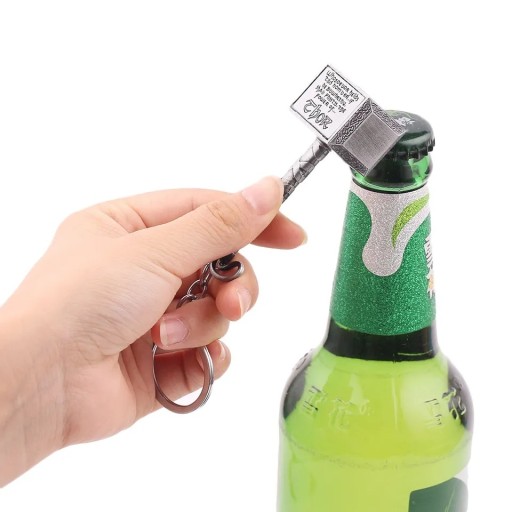Strieborná kľúčenka Thor's Hammer Asgard