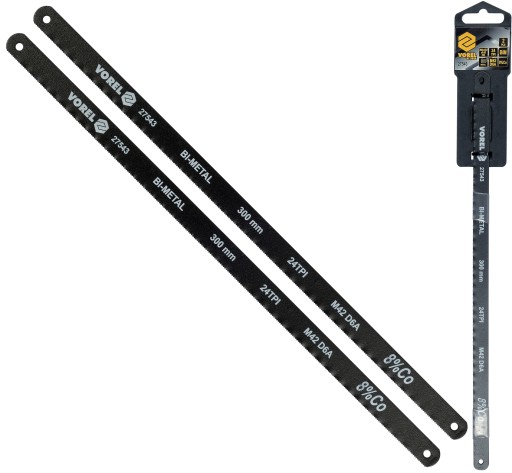 PÍLOVÉ KOTOUČE VOREL BIMETALOVÉ M42 + D6A + Co 8% NA KOV 300mm 2 KS 24 TPI