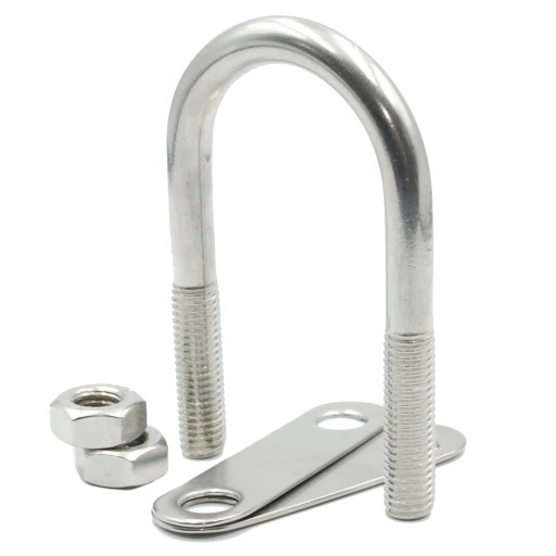 U-BOLT NEREZOVÉ NEREZOVÉ M8X80 KOTVIE OKO