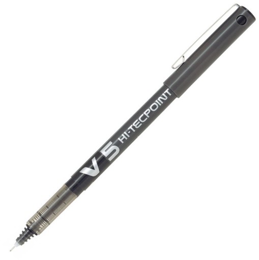 PILOT V5 Hi-Tecpoint jemná linka BLACK x 2