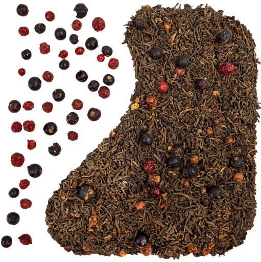 Pu-ERH lahodný čaj z červených ríbezlí 50g