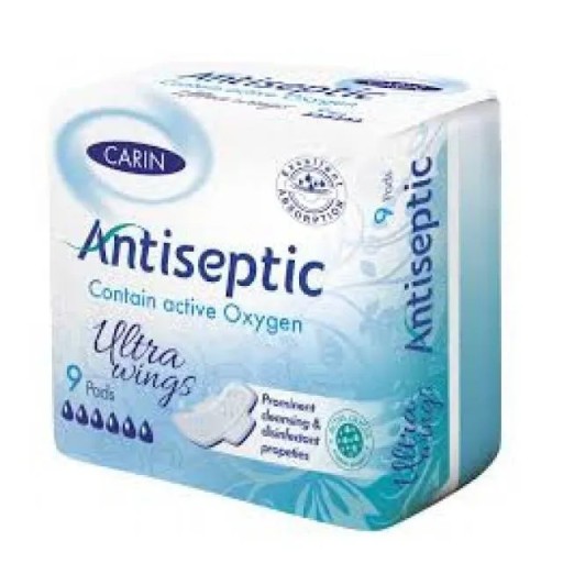 Carin ultratenké hygienické vložky s krídelkami 9 ks