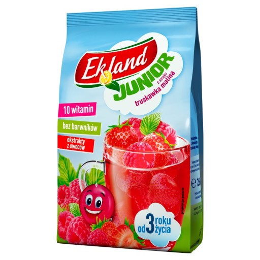Ekland čajový nápoj malina jahoda granulovaný instantný čaj 250g