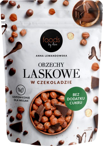 LÍSKOVÉ ORIEŠKY V ČOKOLÁDE BEZ PRIDANÉHO CUKRU POTRAVINY OD ANN 75G