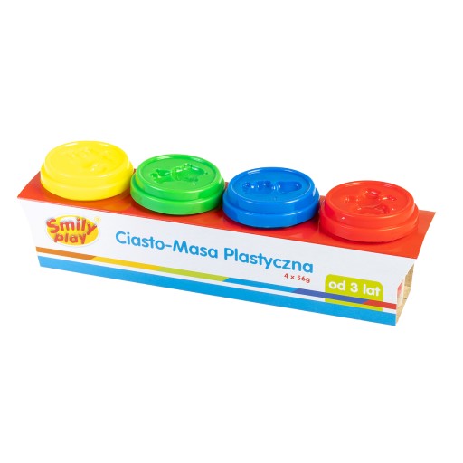CAKE PASTE SMILY PLAY 4 farby pre deti +3 roky