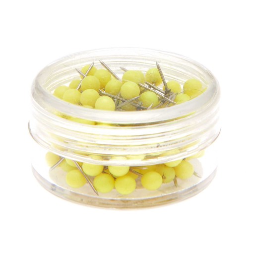 Ozdobné ihlice - Rico Design - Neon Yellow, 16 mm, 100 ks.