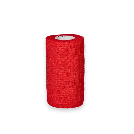 Samolepiaci stabilizačný kohézny obväz YellowBAND 10cm červený