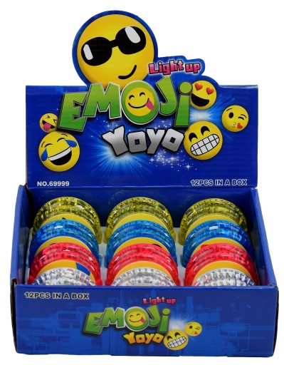 JOJO EMOJI FAREBNÁ ŠŤAZKA ŠŤASTNÉ ÚSMEVY ŽIARENÉ 1KS