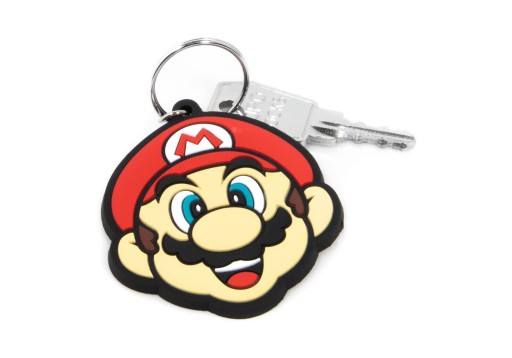 Gumová kľúčenka Super Mario pre deti