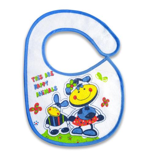 Váhy-Babies Bavlnený podbradník Veselá kravička