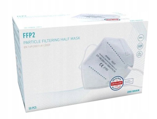 MASKA NA TVÁR 5 VRSTVA OCHRANNÁ KN95 FFP2 FILTER