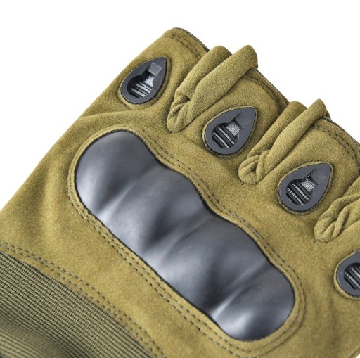 Teplé pánske rukavice SURVIVAL Tactical Combat ARMY na motocykel