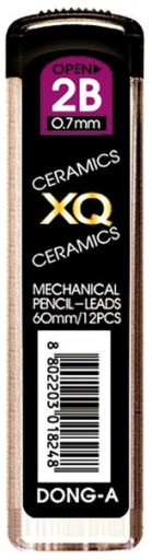 Tuhy pre mechanickú ceruzku XQ 0,7mm 2B DONG-