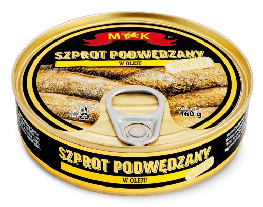 Šproty údené v oleji 160g MK