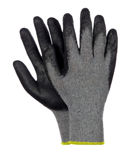 Pracovné rukavice ONYX EcoDrago VERKEN, šedá veľkosť 9 - sada 12 ks