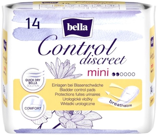 Urologické vložky BELLA Control Discreet Mini